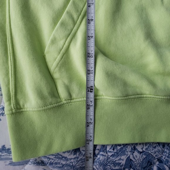 Nike NSW Club Floral Embroidered Logo Green Fleece Pullover Hoodie - Picture 9 of 10